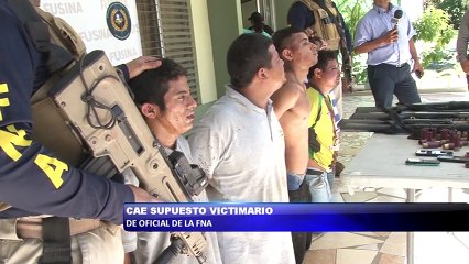 Cae supuesto victimario de oficial de la FNA