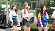 [★영상] 트와이스 '리우 올림픽 대표팀 Cheer Up!' (뮤직뱅크 출근길) / YTN (Yes! Top News)