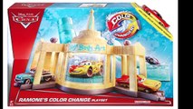 Disney Cars STORY SETS For Kids | Ramones Color Changer Playset – McQueen Gets A New Paint Job!
