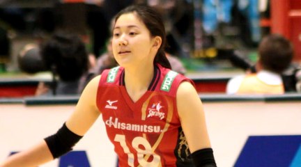 【平成28年度皇后杯全日本ﾊﾞﾚｰﾎﾞｰﾙ選手権大会】戸江真奈選手(Mana Toe)久光製薬スプリングス2016.12.18東京体育館