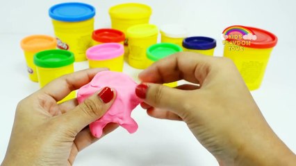 3D Dinosaurs Play Doh Surprise Toys Collection | Fun Color Play Doh Dinosaur&Animal Toys for Kids.