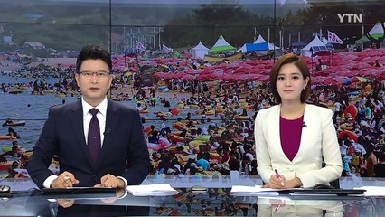 불볕더위 피해 바다로...해수욕장 인파 / YTN (Yes! Top News)