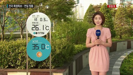[날씨] 전국 폭염특보...내일 폭염 최대 고비 / YTN (Yes! Top News)