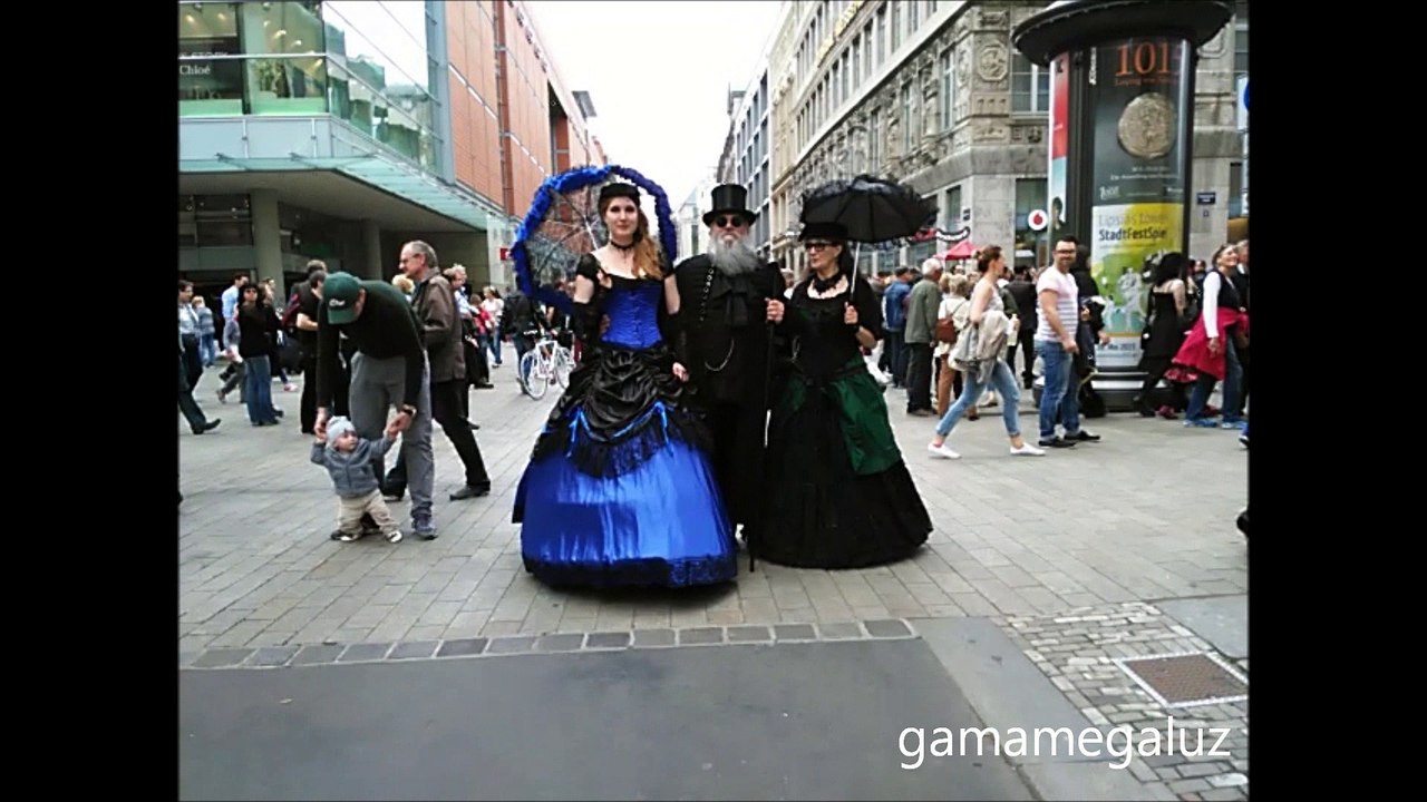 Gothic festival in Leipzig Germany part 2,Festival gótico en Leipzig Alemania parte 2, Gothic-Festival in Leipzig teil 2