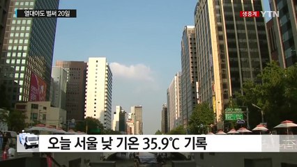 [날씨] 올해 최고 폭염...열대야도 벌써 20일 / YTN (Yes! Top News)