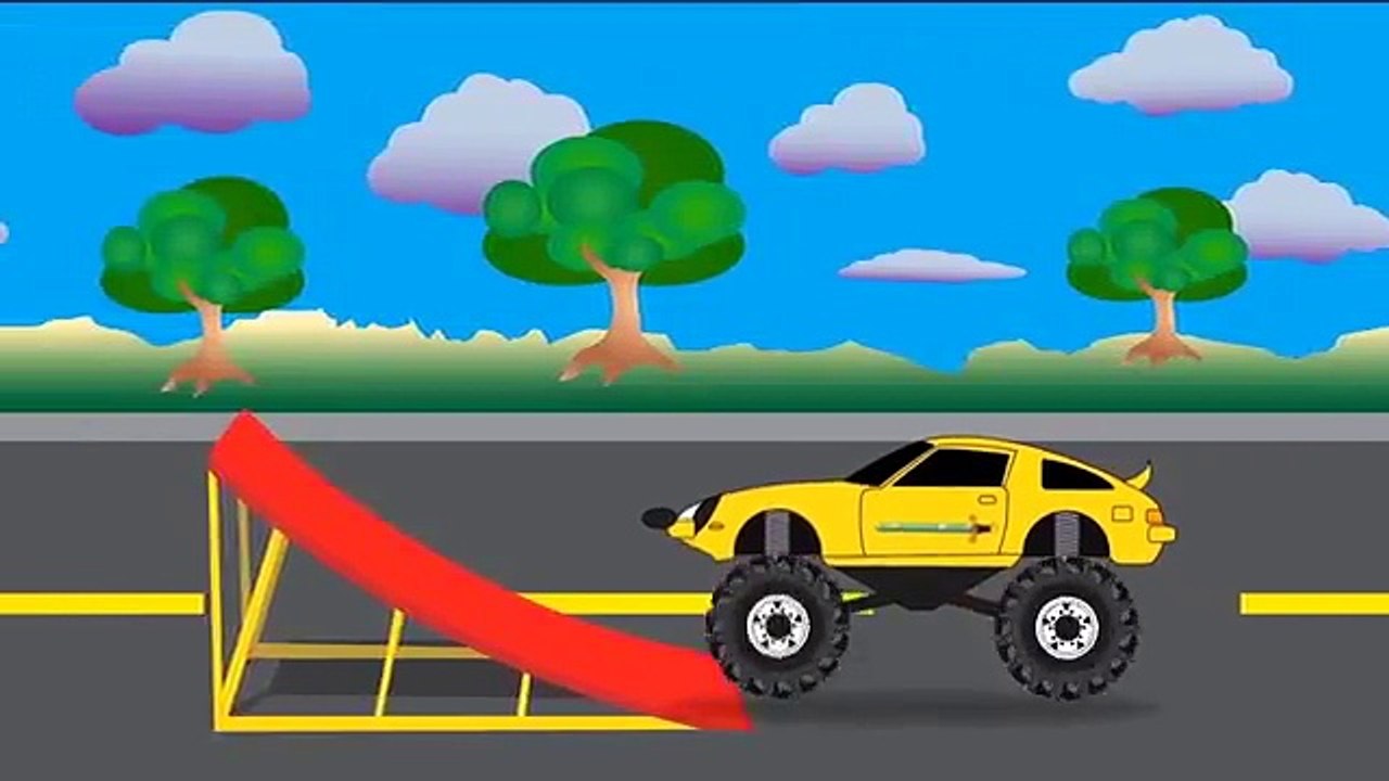 Kids Videos: Monster truck Battles How Wheels | Nursery Rhymes