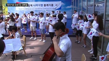 태극기로 되새기는 광복 71주년 / YTN (Yes! Top News)