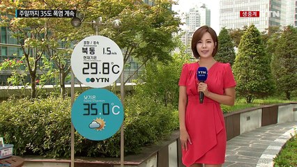 [날씨] 오늘도 35℃ 폭염 계속...남부 소나기 / YTN (Yes! Top News)