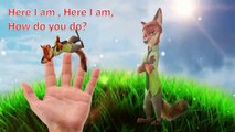 Zootropolis Parody Finger Family Disney Songs Nursery Rhyme Kids Song disney pixar