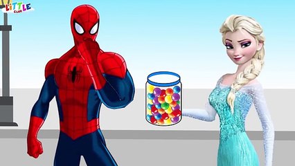 Frozen Elsa Becomes a Mermaid - Spiderman & Superhero Funny Pranks (2)