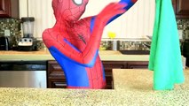Spiderman vs Joker vs Pink Spidergirl Spiderman Loses His Head Invisible Funny Superheroes