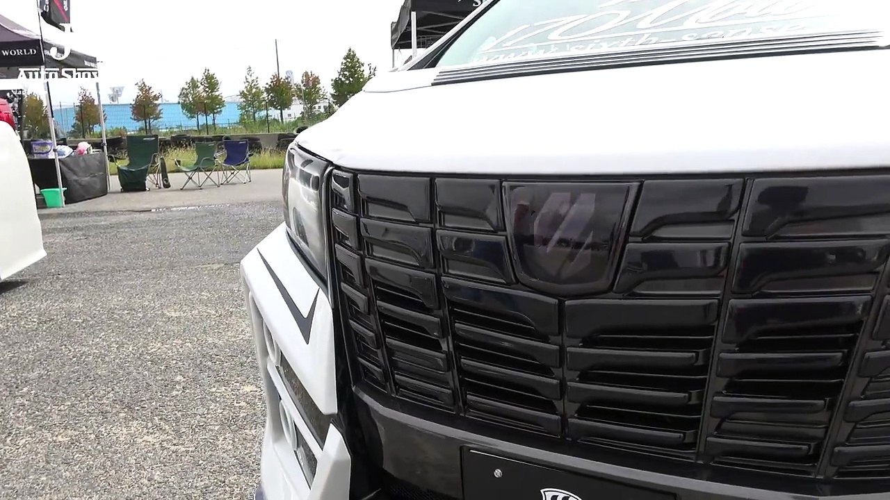 (4K)SIXTH SENSE TOYOTA 30 ALPHARD modified シックスセンス30系アルファードカスタム - スーパーカーニバル2016-iaakiQm-QbY
