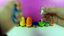 Oeufs Play Doh : Les Minions, Tom & Jerry, Simpsons, Patrick et Gary de Bob léponge .
