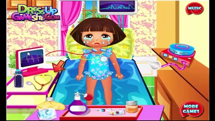 Dora Sunburn Surgery Doctor Game - Dora the explorer games for kids