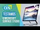 Testamos o Microsoft Surface Studio [CES 2017] - TecMundo