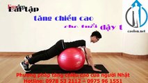 Bài tập tăng chiều cao 2- 3cm trong vòng 8 tuần