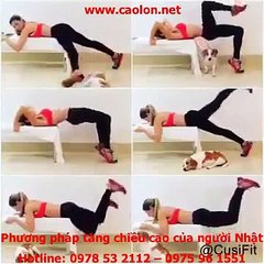 Các động tác cải thiện chiều cao với ghế