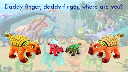 Dinosaur Train Toys Finger Family Song Daddy Finger Nursery Rhymes