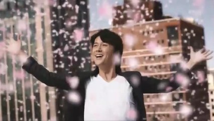 【 福山雅治 CM 】 花吹雪だ！南米の街を貸切り？！アサヒスーパードライ 「桜吹雪」篇  30秒