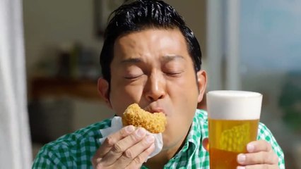 【 山口智充 CM 】 満足男感涙WW！クリアアサヒ糖質ゼロ「満足男! いつでも大満足」篇 15秒