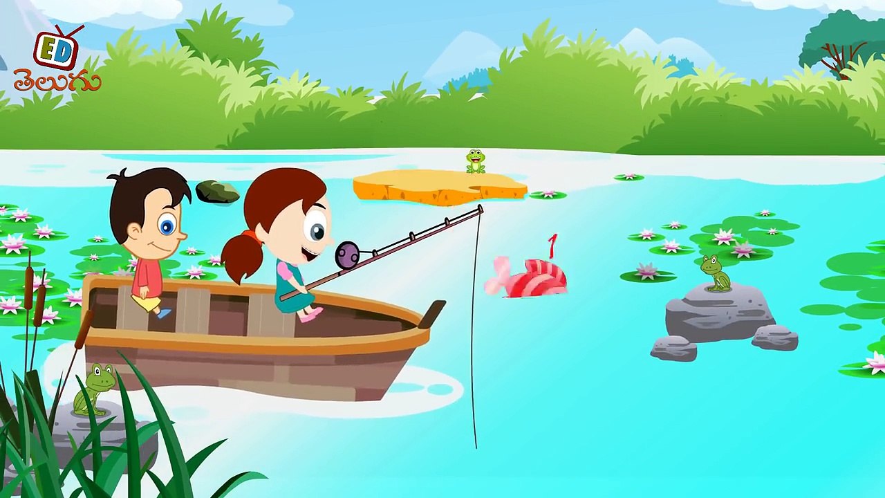 Once I Caught A Fish Alive in Telugu _ Top English Rhyme In Telugu _ Edtelugu-9ES97olZTlo