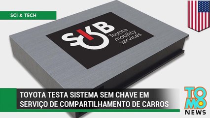 Toyota testa sistema sem chave em serviço de compartilhamento de carros.