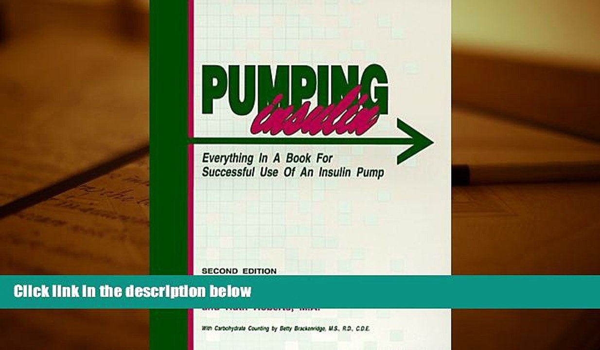 Download [PDF]  Pumping Insulin: Everything You Need to Know to Use an Insulin Pump Successfully