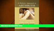 Download [PDF]  A Holistic Approach to Arthritis   Management of Chronic Pain Pre Order