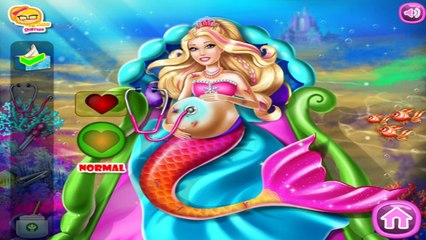 Pregnant Barbie Mermaid Emergency | Best Game for Little Girls - Baby Games To Play