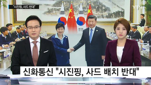 한·중 정상회담...사드 등 북핵 현안 논의 / YTN (Yes! Top News)