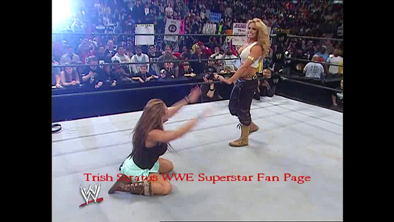 Trish Stratus and Mickie James Get Intimate