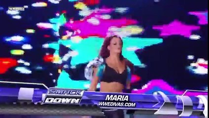 WWE Smackdown maria vs maryse