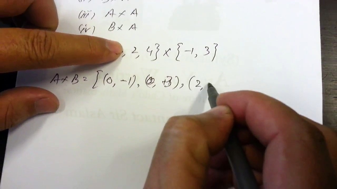 Sets for class 10th Chapter No 05 Exercise No 5...
