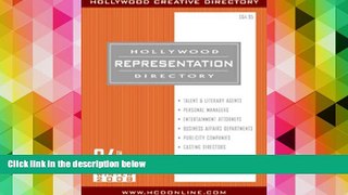 Read  Hollywood Representation Directory 34th Edition  Ebook READ Ebook