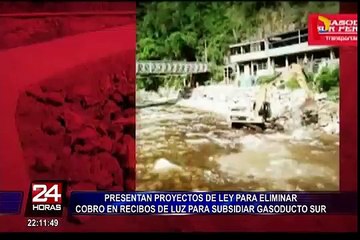 Presentan proyectos de ley para eliminar cobro en recibos de luz por Gasoducto Sur