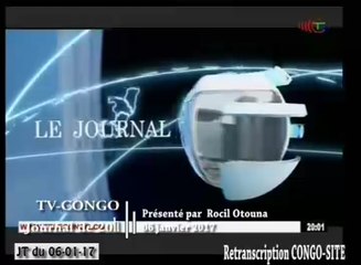 Journal de 20h TVCongo du vendredi 06 janvier 2017 -By Congo-Site