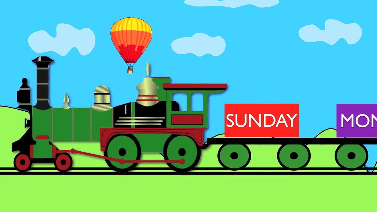 Days of the week train Nursery Rhyme Time-1Vd7oGKIq2o