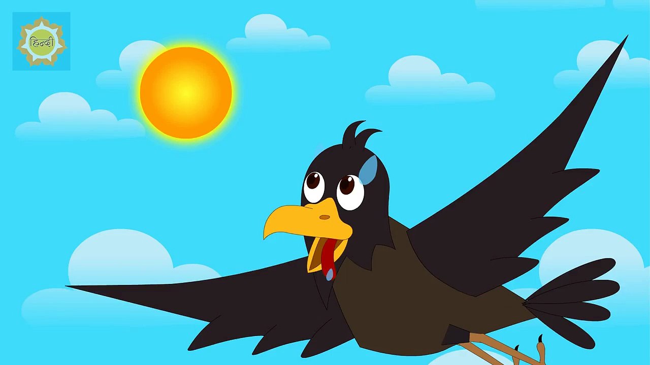 Ek Kauwa Pyaasa Tha _ एक कव्वा प्यासा था _ Hindi Nursery Rhyme-x9XIfDI7zFU