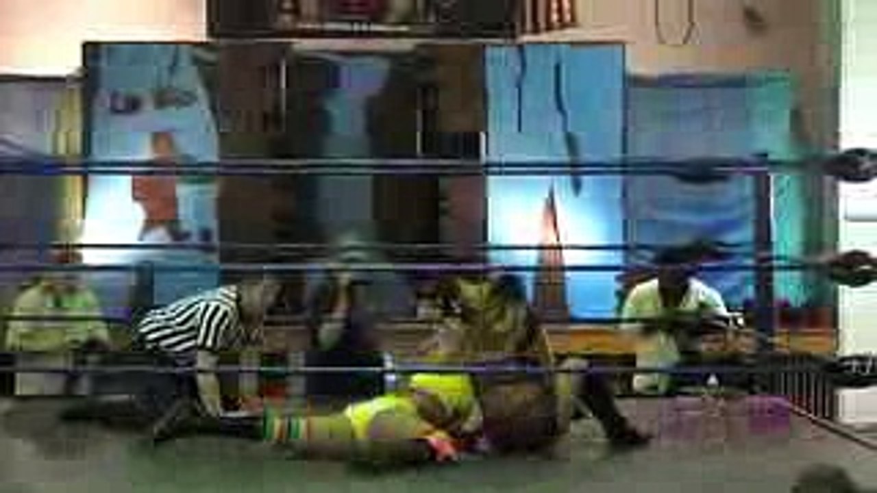 Jenny Rose VS. Mary Elizabeth Monroe - Absolute Intense Wrestling