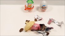 Stop Motion Kinder Joy Surprise Eggs Opening Kinder Surprise Eggs Hello Kitty