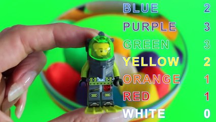 Play-Doh Surprise Eggs Thomas LPS Disney Learn Colours and Counting