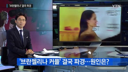 '세기의 커플' 브란젤리나, 결국 이별 / YTN (Yes! Top News)