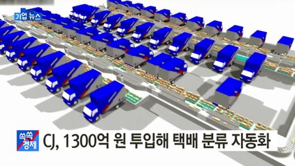 [기업] CJ대한통운, 약 1300억 들여 택배 분류 자동화 / YTN (Yes! Top News)