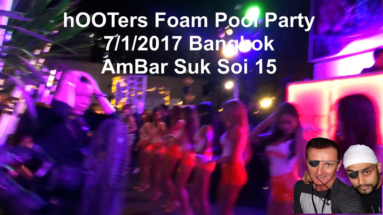 2017.01.07 hooter foam pool party Bangkok