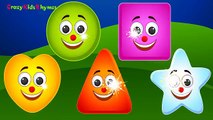Shapes Finger Family Nursery Rhyme - Kids Animation Rhymes Finger Family Song - Children's Songs