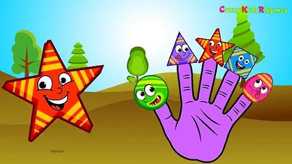 Shapes Finger Family Nursery Rhyme _ Daddy Finger Family _ Children Rhyme Song HD