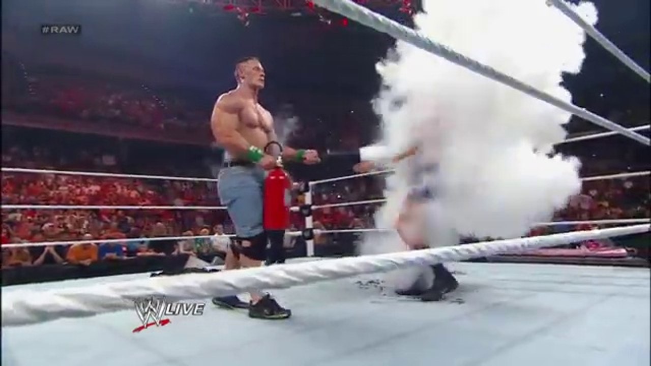 John Cena vs. Michael Cole- Raw, June 4, 2012