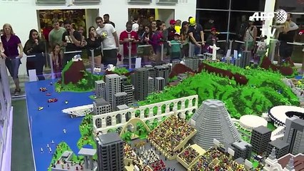 Lego builds model of Rio landmarks to mark the Olympics