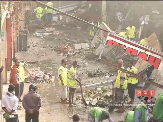 আজও খুলেছে আগুন থেকে বেচে যাওয়া ডিএনসিসির দোকান