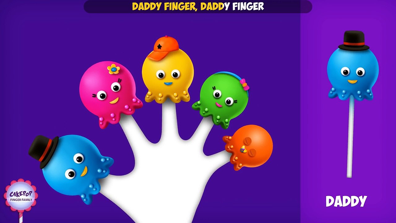 The Finger Family Octopus Family Nursery Rhyme | Octopus Finger Family Songs